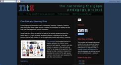 Desktop Screenshot of narrowingthegaps.org