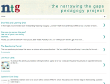 Tablet Screenshot of narrowingthegaps.org